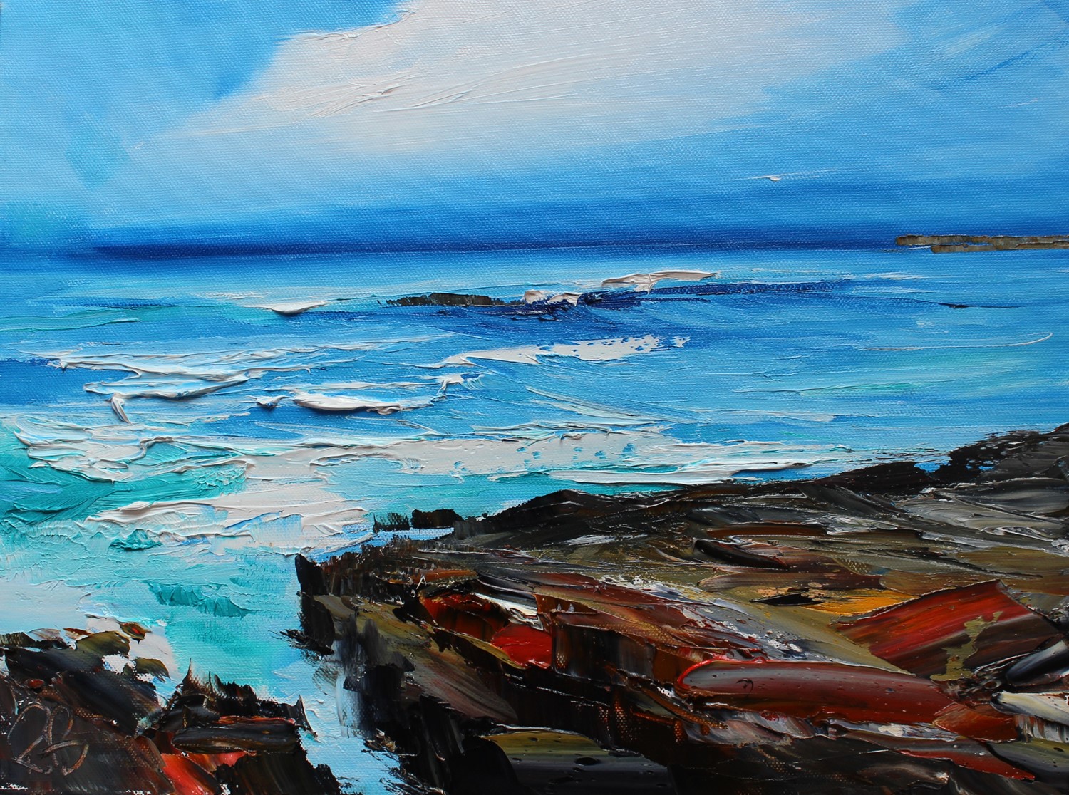 'Caledonian Ocean ' by artist Rosanne Barr